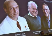 诺贝尔生理学医学奖授予“丙肝”病毒发现者