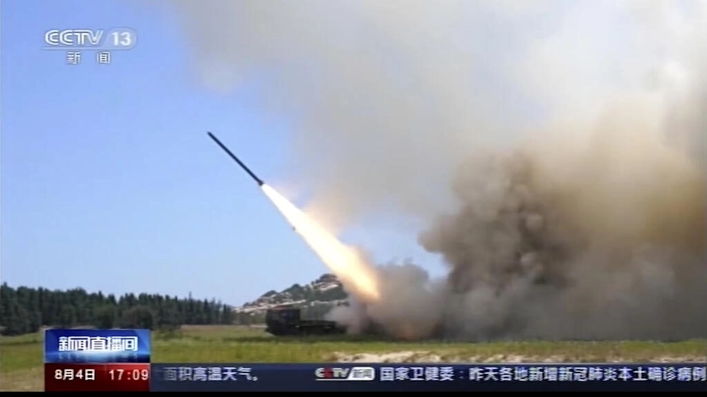 解放軍常規導彈「首次穿越台島」5枚落入日本專屬經濟區（EEZ）