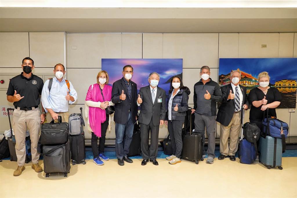 又有8位美眾議員訪台灣  法代表團同日訪台