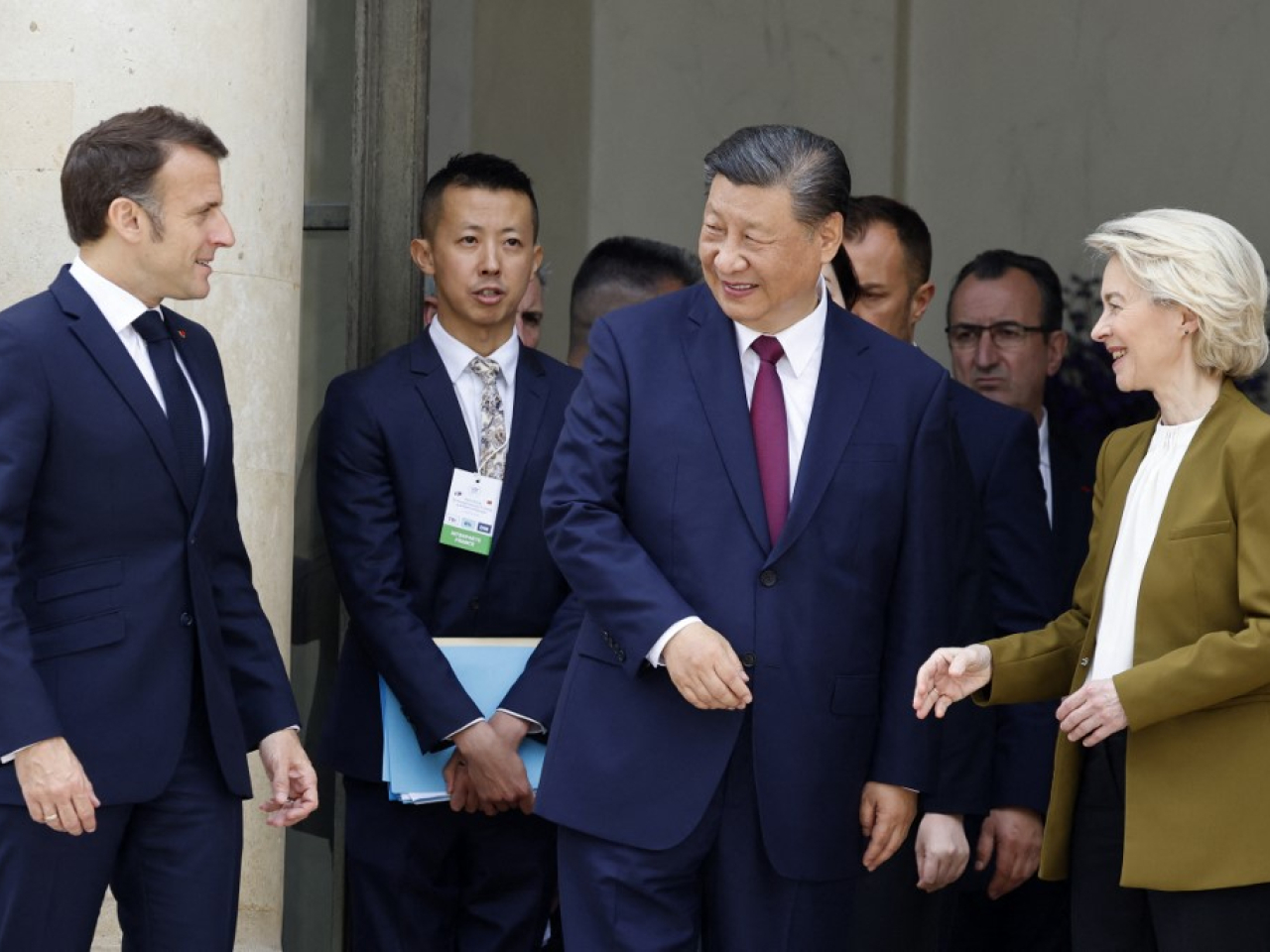 馬克龍和馮德萊恩與習近平沒有談妥貿易問題