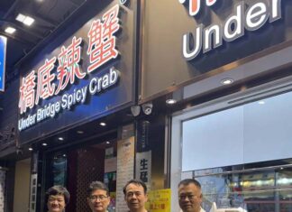 從左：曾曉輝、容堅行、黃清團、揣木示