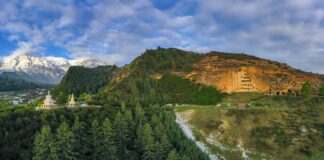 甘肅1600多年歷史的馬蹄寺石窟群“轉危為安”