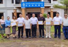 民心相通 睦邻友好 万象辉洪学校修缮校园爱心捐赠仪式在老挝陕西商会举行